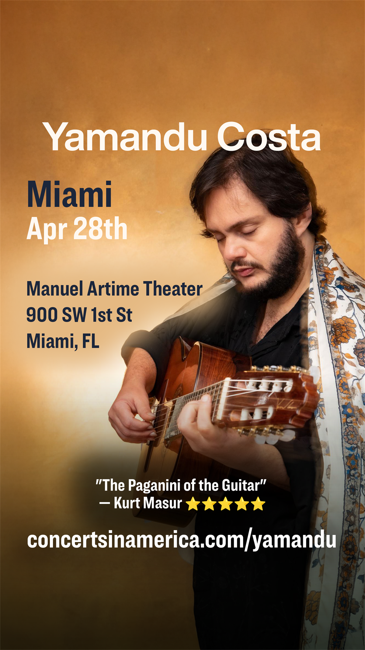 ゆ*き様 MUZE jieda 山中拓也　el conductorH FACCI Yamandu Costa - The Brazilian Guitar Manuel Artime Theater
