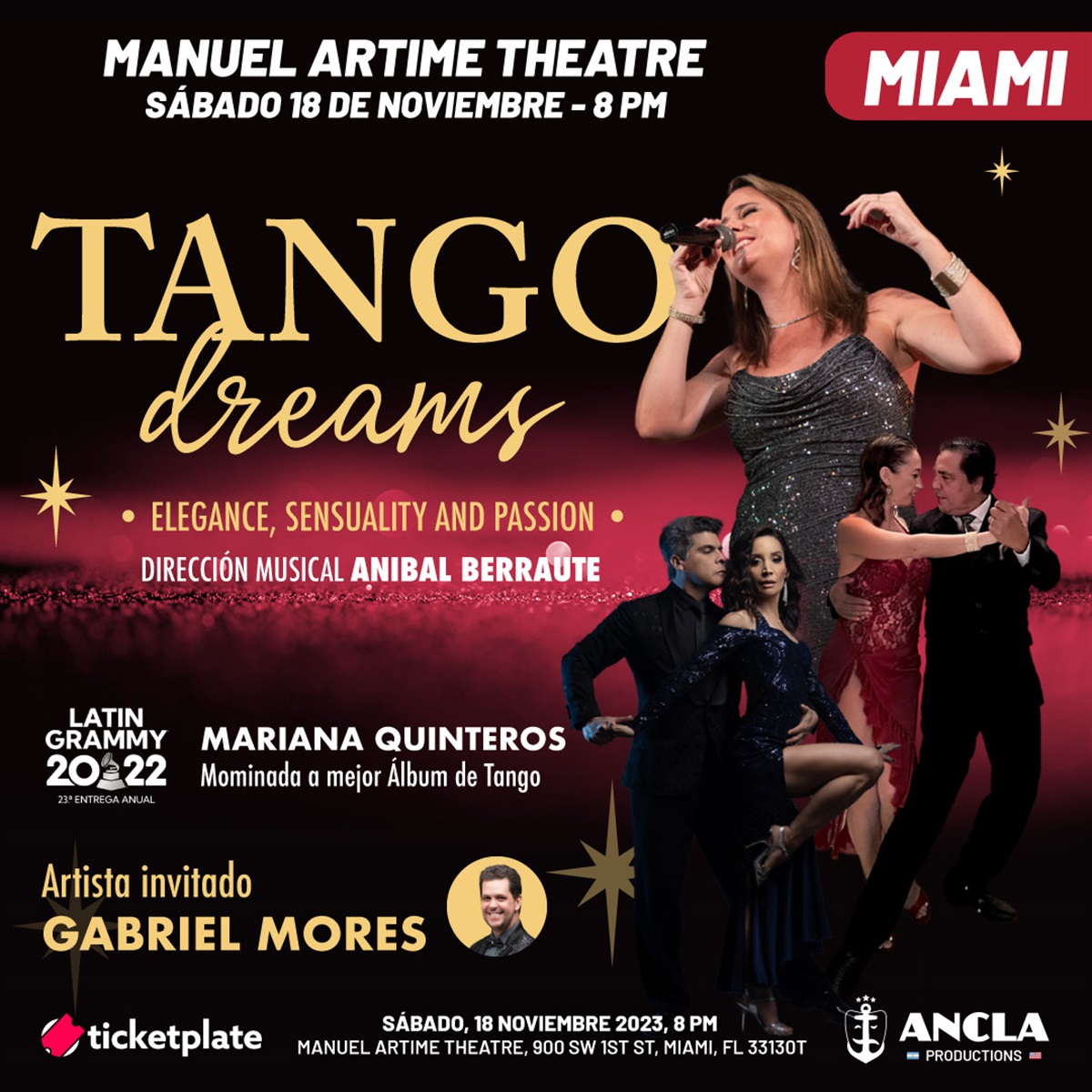 Tango Dreams Manuel Artime Theater