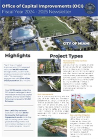 OCI Newsletter FY 24'-25' Cover Page Image
