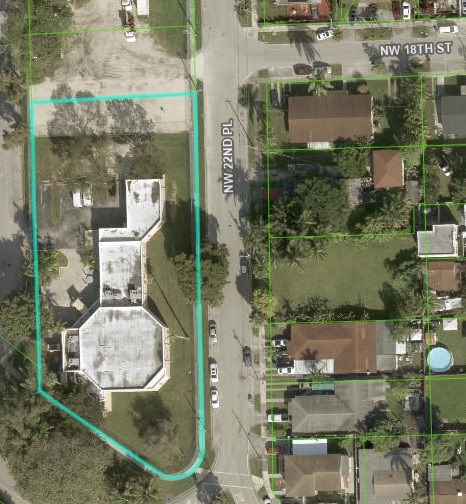 Map of the Allapattah Elderly Center Improvements Location