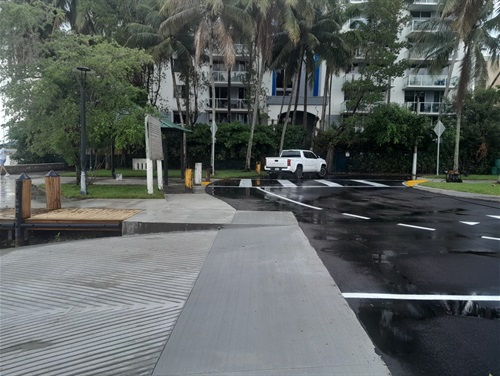 Completed boat ramp at Antonio Maceo Park 1