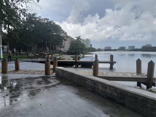 Completed boat ramp at Antonio Maceo Park 3