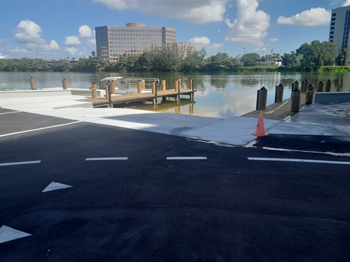 Image of Completed Boat Ramp at Antonio Maceo Park