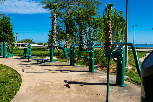 Alice Wainwright Park Outdoor Exercise Equipment