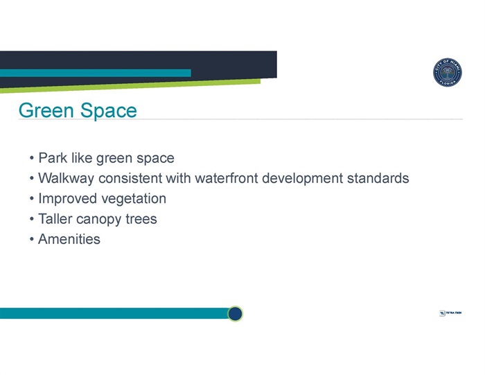 Brickell Bay Drive Improvements Presentation Green Space Page