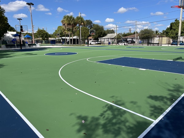 Photo of the new Buena Vista Park Courts 3
