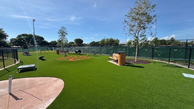 Photo of the new Douglas Dog Park