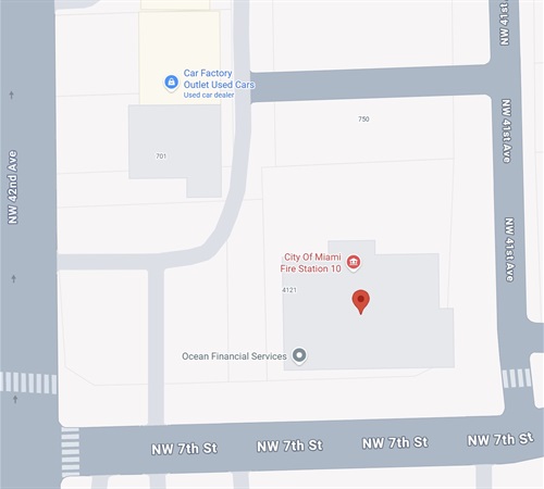 Fire Station 10 Location Map