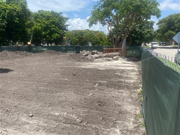 Gold Star Memorial Family Mini Park Construction Site