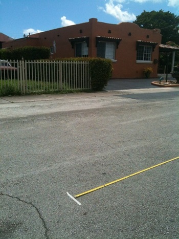 Roadway in LaPastorita Neighborhood 
