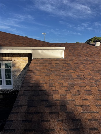 Newly Installed Shingle Roof on Legion Park Community Center 3