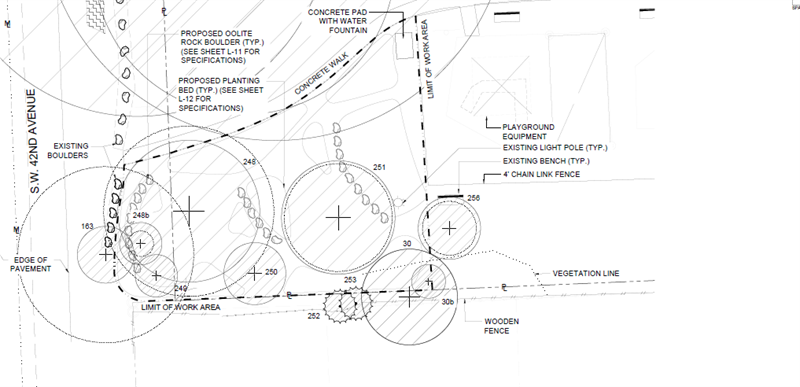 Merrie Christmas Park Sketch