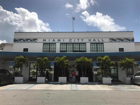 Front View of Miami City Hall
