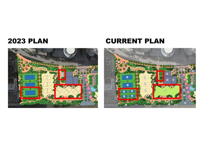 Margaret Pace Park November 2024 Presentation 2023 Plan vs. Current Plan Slide