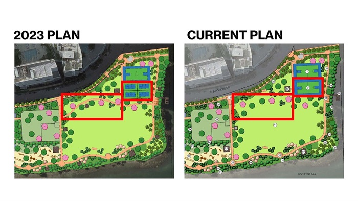 November 20, 2024 Margaret Pace Park Community Workshop Presentation 2023 Plan vs. Current Plan Slide #2
