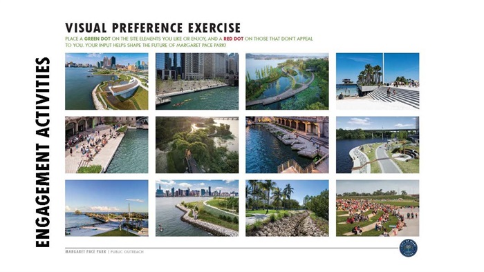 Margaret Pace Park November 2024 Presentation Visual Preference Exercise Slide