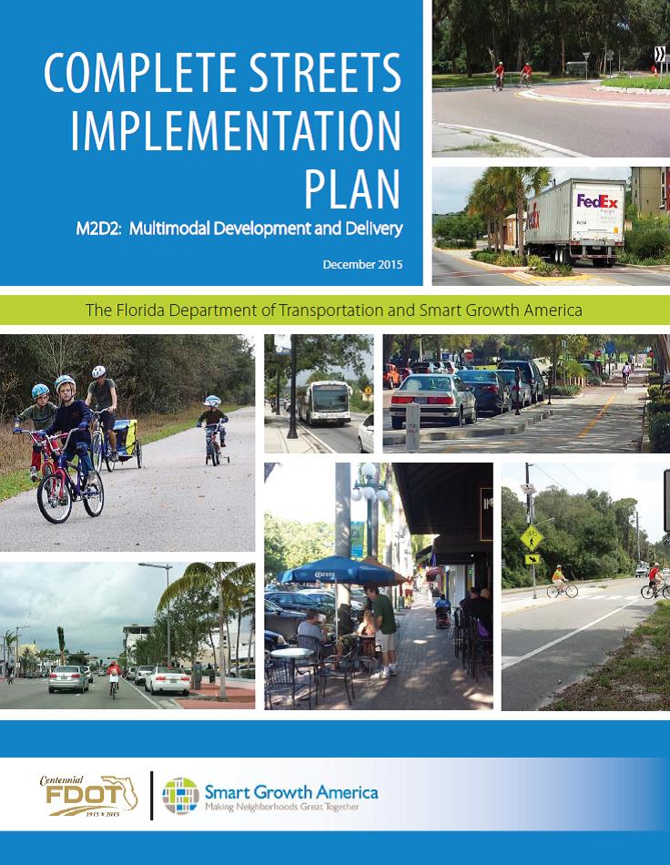 Complete Street Implementation Plan Cover Page