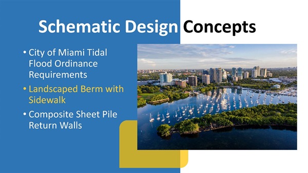Peacock Park Community Meeting Presentation. Slide 4 - Schematic Design Concepts