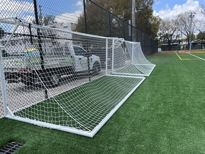 New Field and Soccer Nets at Morazan Quesada Park