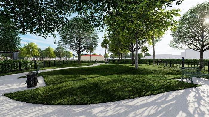 Sewell Park Dog Run Rendering 2