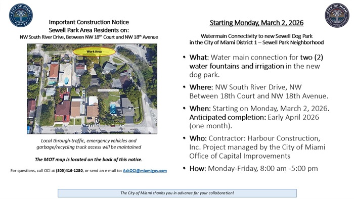 Sewell Park Watermain Connection Notice March 2026 Page 1