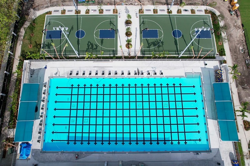New Shenandoah Park Pool Aerial View 