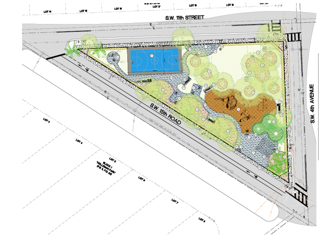 Picture of the Triangle Park Redevelopment Site Map