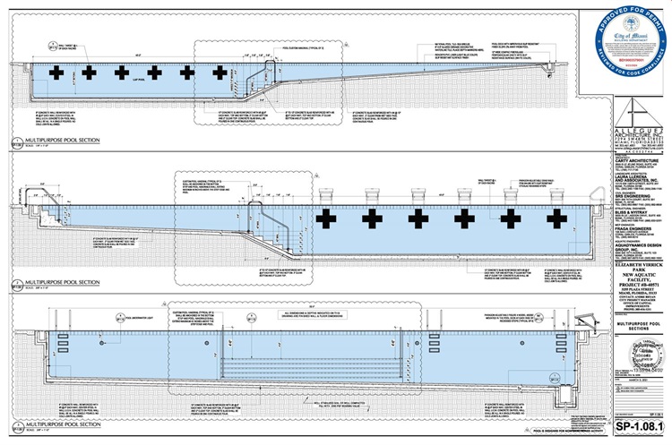 Virrick Park Multipurpose Pool Sections