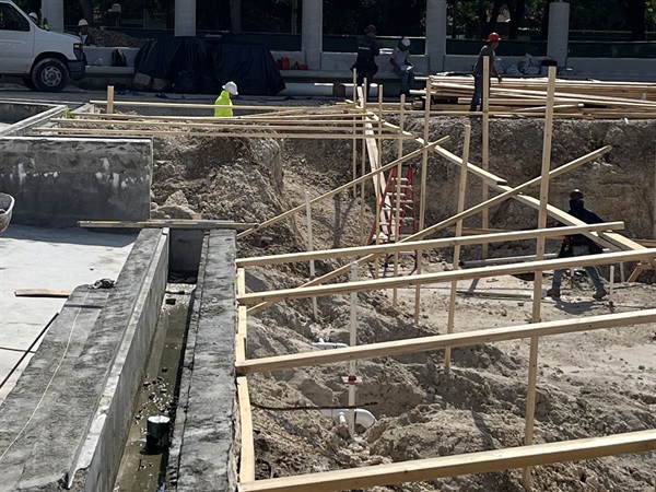 Photo of the Virrick Park Pool Construction Work In Progress August 2025 - 1