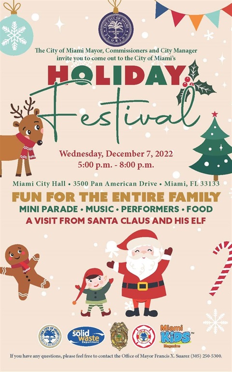 Holiday Festival 2022 Flyer