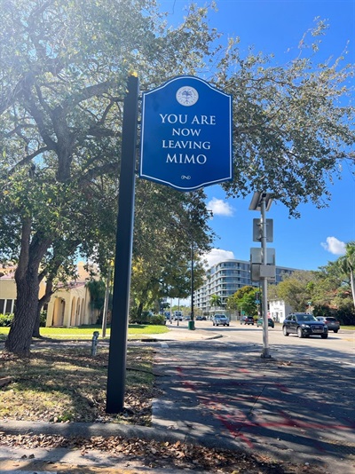 Mimo Wayfinding Sign