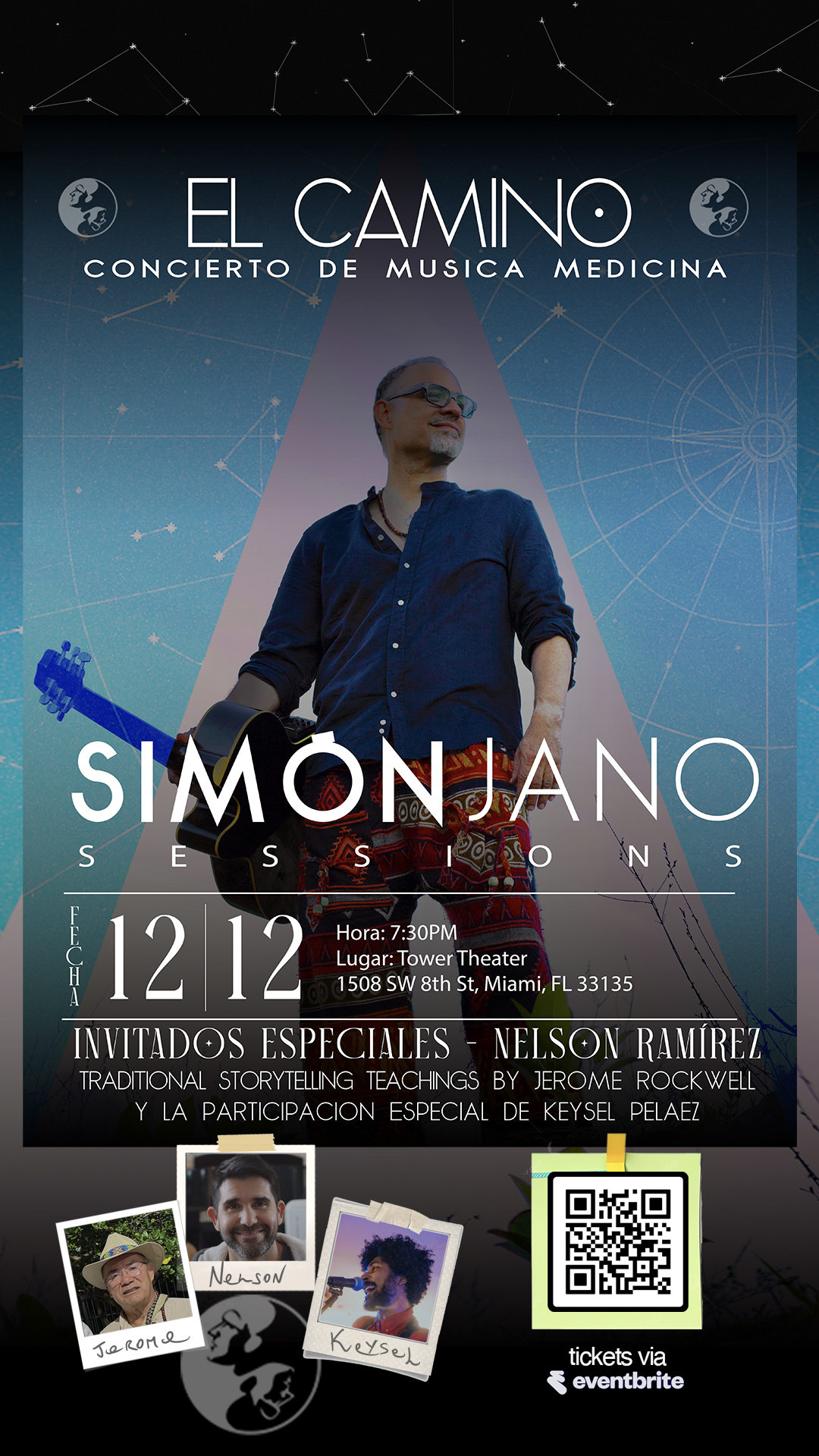 Concierto Simon Jano Sessions - El Camino Tower Theater Miami