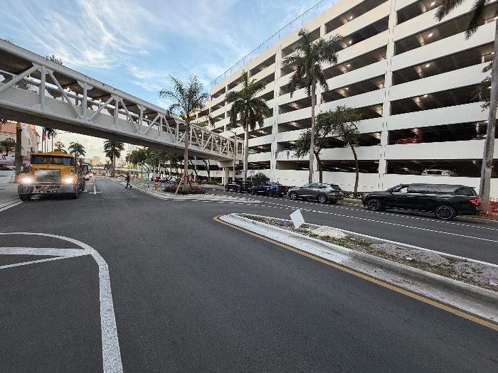 Traffic Circle at North Bayshore Drive Progress