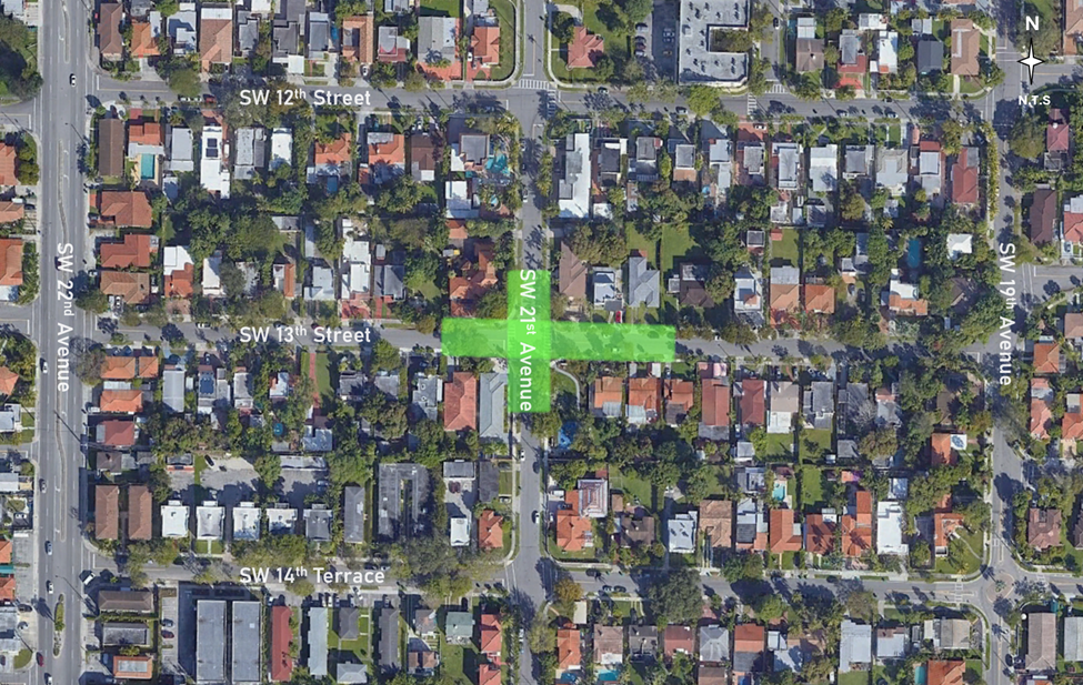 Map indicating 40-B203519 Project Boundaries