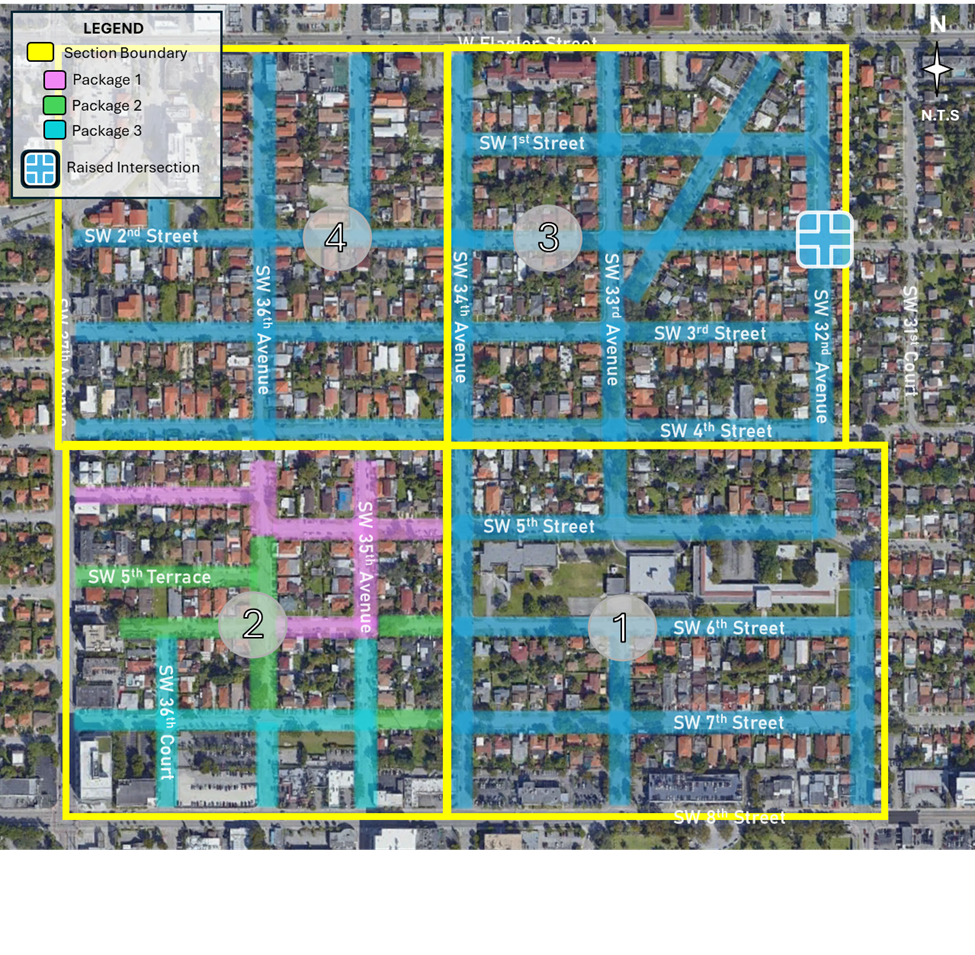 Map indicating 40-B223802 Project Boundaries