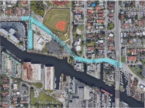 Map illustrating the project boundaries of 40-B183603
