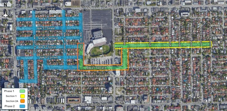 Map illustrating the project boundaries of 40-B223801