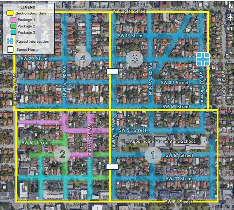 Map illustrating the project boundaries of 40-B223802