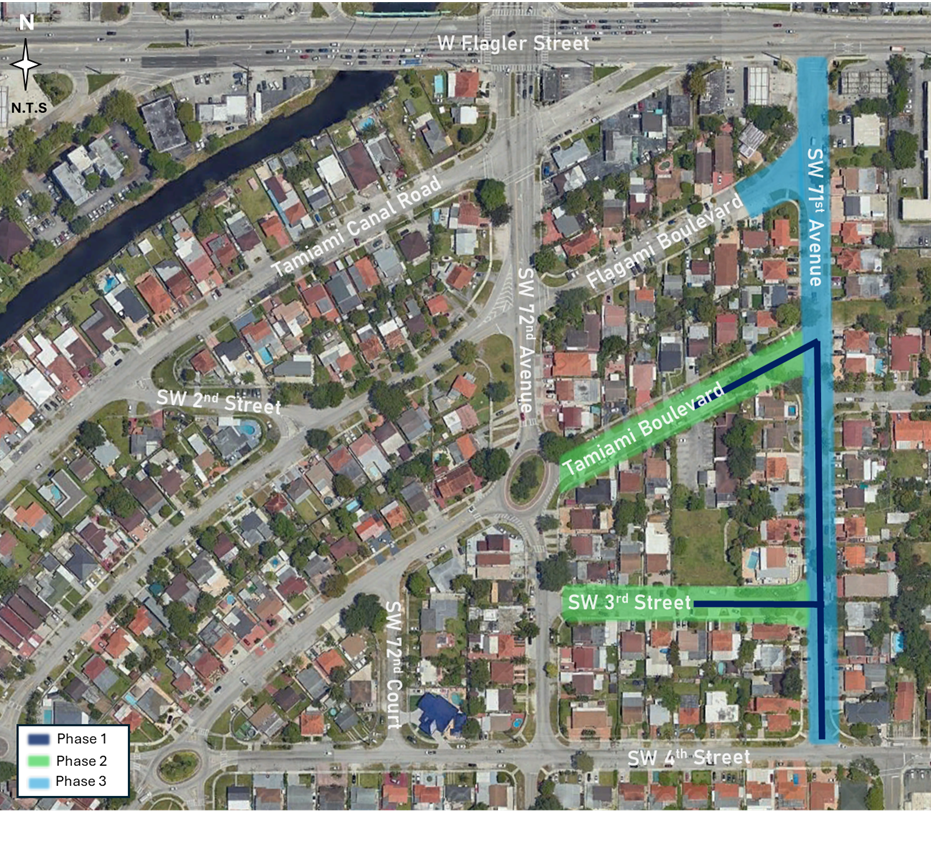 Map indicating 40-B243600 Project Boundaries