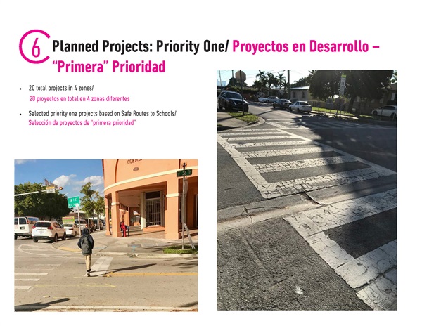 Little Havana Pedestrian Priority Zone - Phase I Presentation (planned projects: priority one)