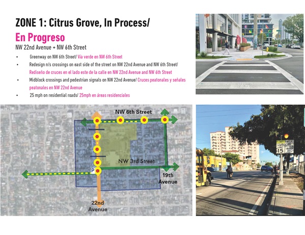 Little Havana Pedestrian Priority Zone - Phase I Presentation (zone 1: Citrus Grove, in process)