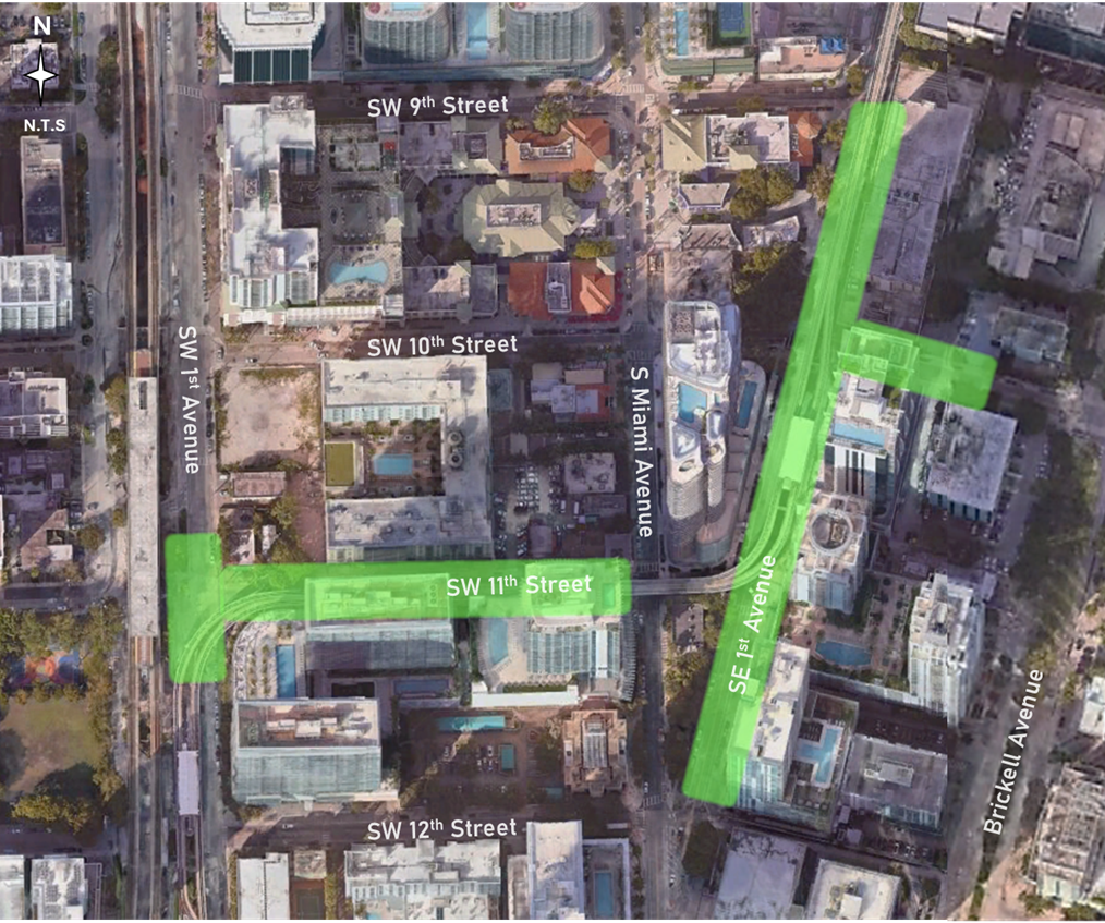 Map indicating 40-B233821 Project Boundaries