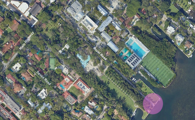 Map illustrating the project boundaries of 40-B233809