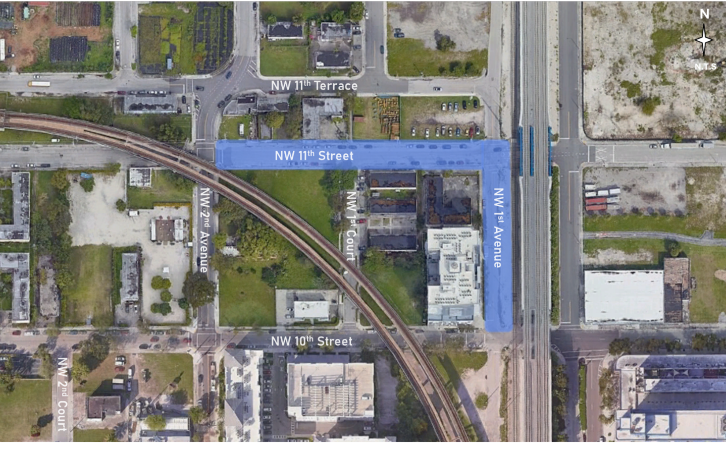 Map illustrating the project boundaries of 40-B213605