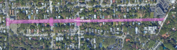 Map indicating 40-B183612 Project Boundaries