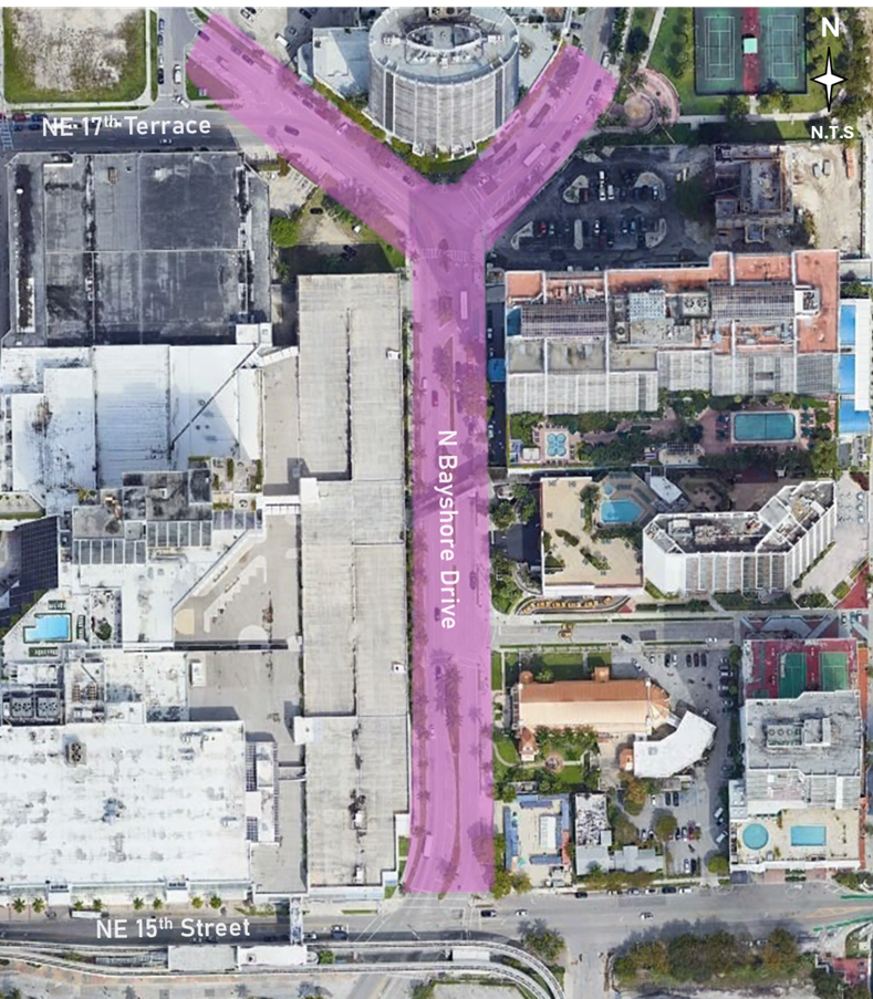 Map illustrating the project boundaries of 40-B203614