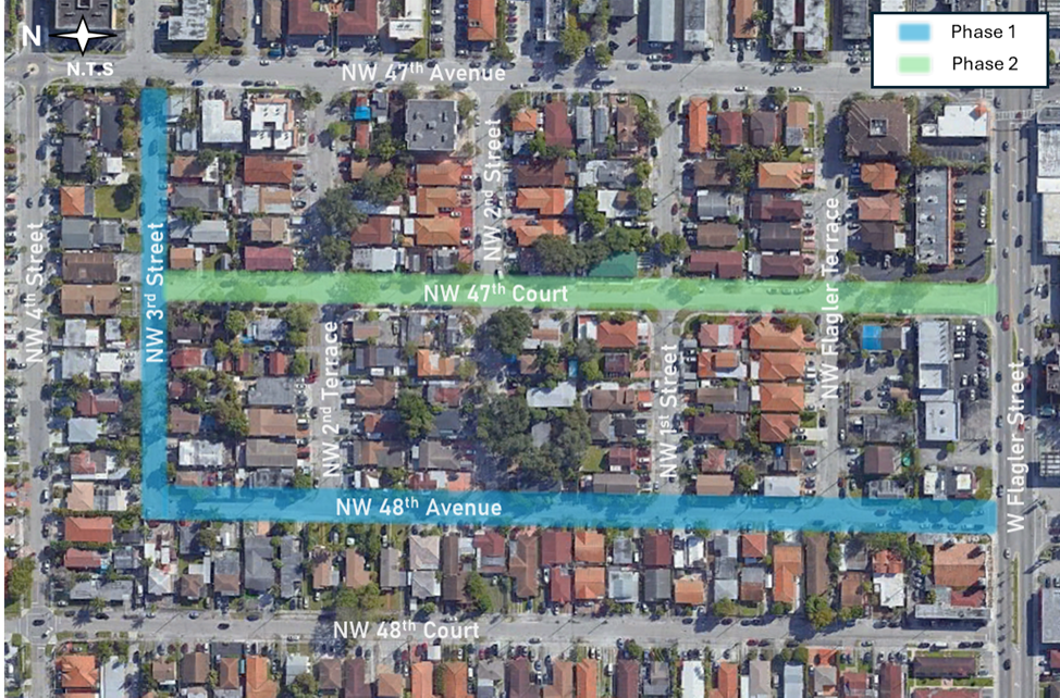 Map illustrating the project boundaries of 40-B213606 and 40-B213606A