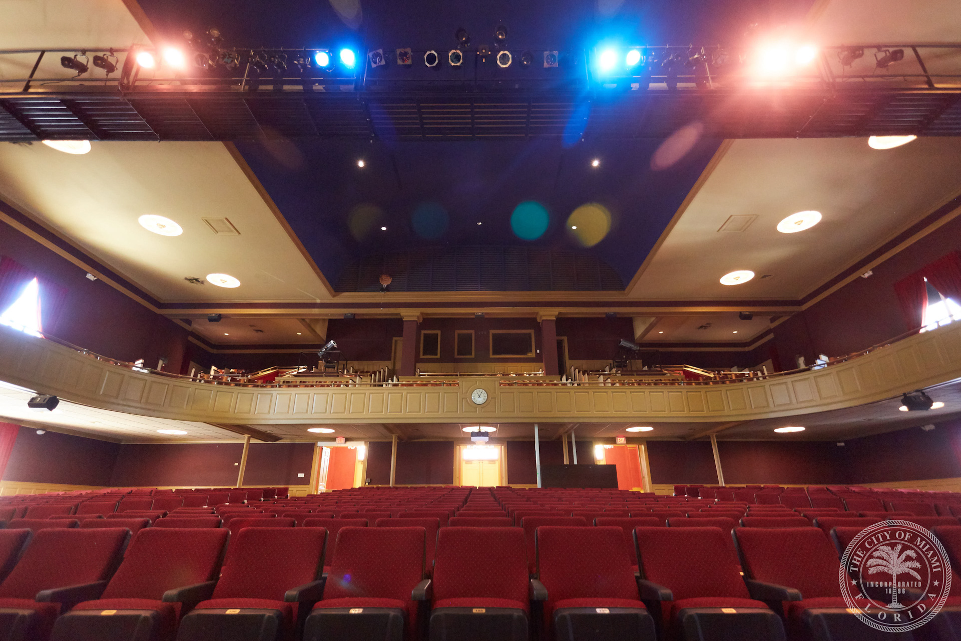 Theater seats - view from the front