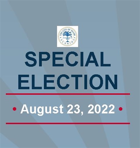 Gray square with Special Election August 23, 2022 written in there
