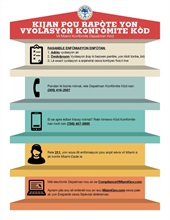 Report a code violation creole instructions